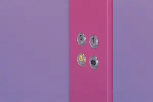 Pulsantiera verniciata per cabina montacarichi | TEKNO SMS