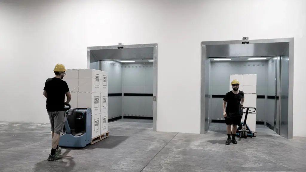 Impianto duplex montacarichi