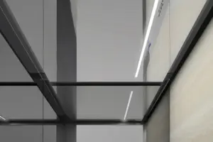 FUTURA F2-CABINA ASCENSORE-lama led controtetto