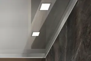 FUTURA F3-CABINA ASCENSORE-faretti quadrati