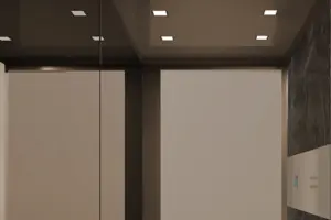 FUTURA F3-CABINA ASCENSORE-specchio bronzo