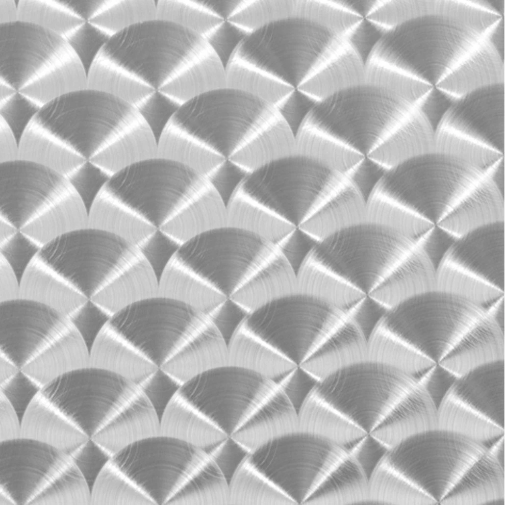 Materiale acciaio inox fiorettato | TEKNO SMS